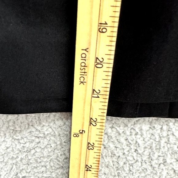 Dana Buchman Skirt Women 2P‎ Silk Black Midi Career Office Quiet Luxury Classic - Picture 5 of 6